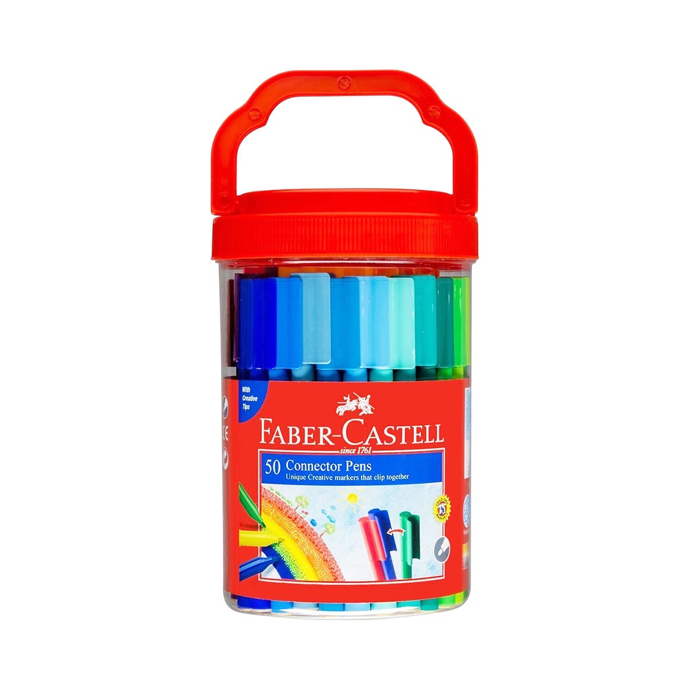 Marcadores Faber Castell en Tubo x 50Pz.