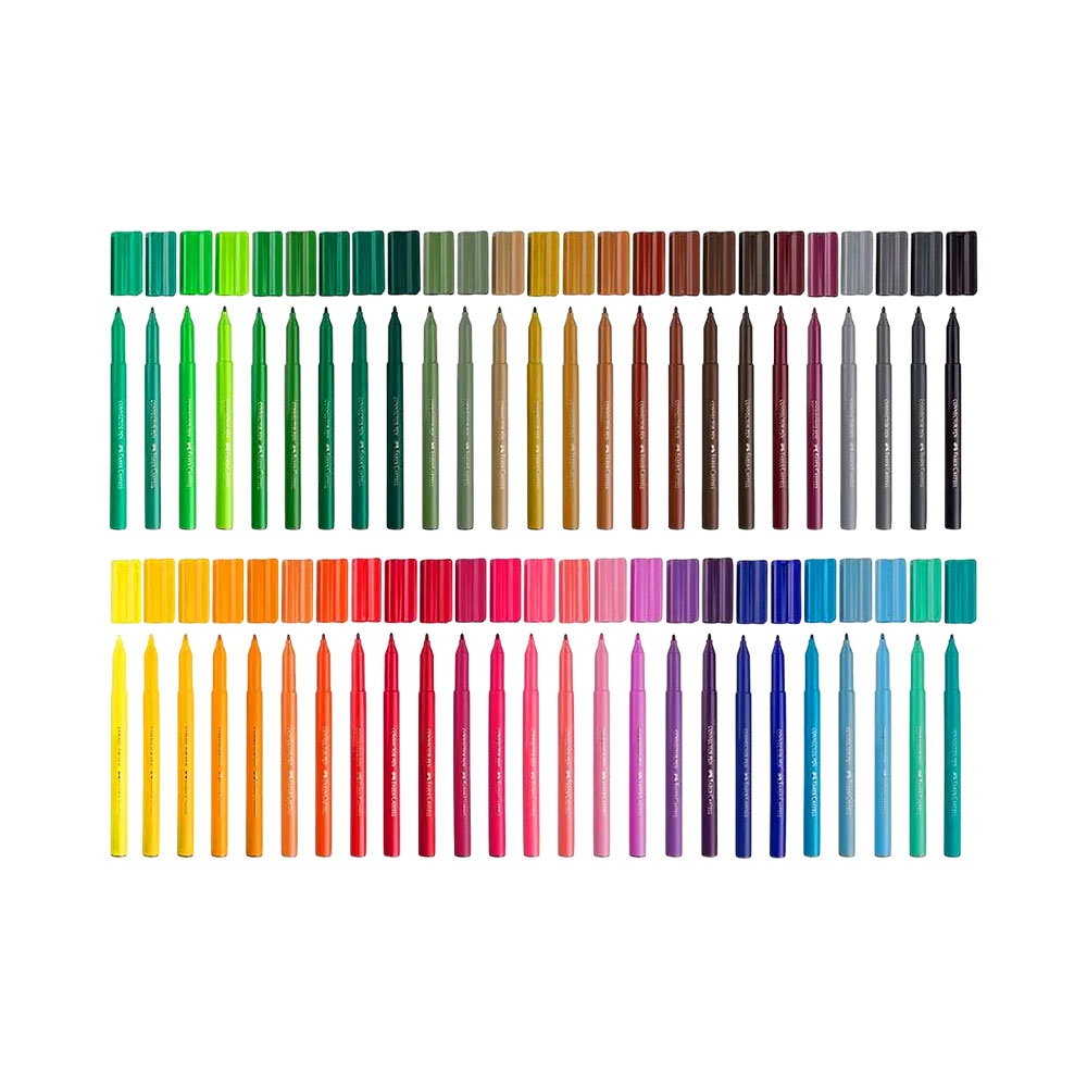 Marcadores Faber Castell en Tubo x 50Pz.