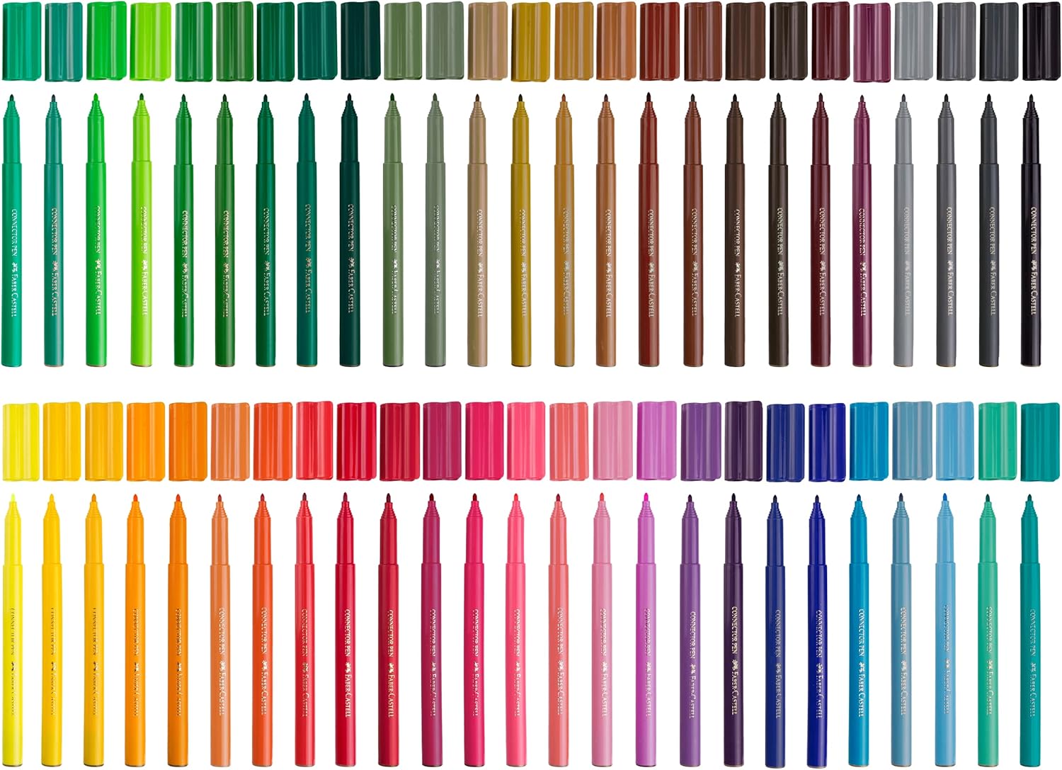 Marcadores Faber Castell Conectores x 50pz.