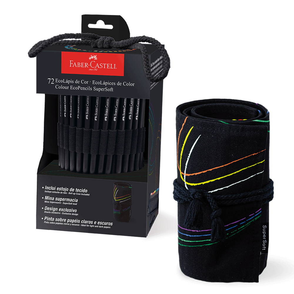Lapices de Colores Faber Castell SuperSoft 72 Col.