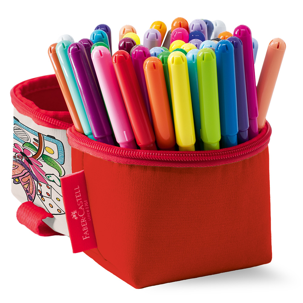 Marcadores Faber Castell Va y Viene 50 Col.