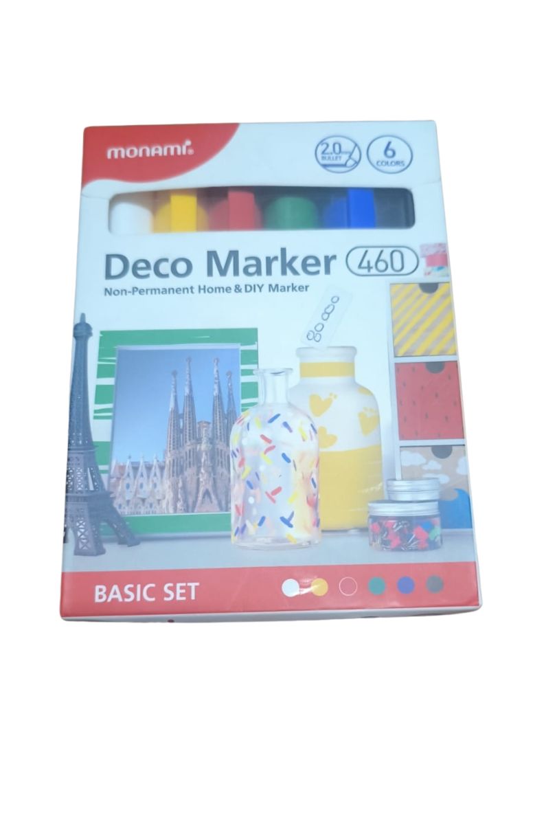 Marcador Monami DECO Maker x 6 Col.