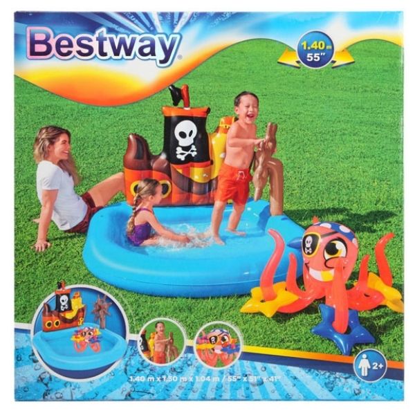 Pileta Bestway 140×130×104 Cm 84 Lts 52211 - Barco Pirata