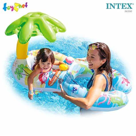 Salvavida Doble Intex Bebe y Madre117×75 Cm 56590