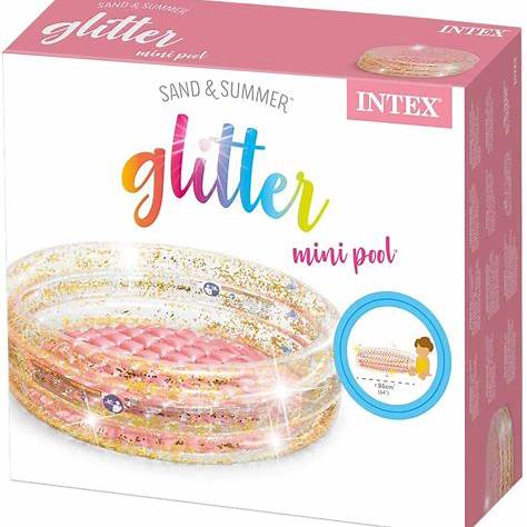 Pileta Intex Glitter Mini Pool 86×25 Cm 56 Lts 57103