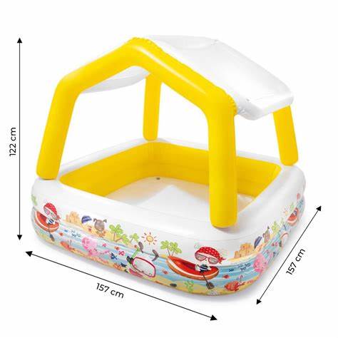 Pileta Intex Techo Removible 157×157 Cm 295 Lts 57470