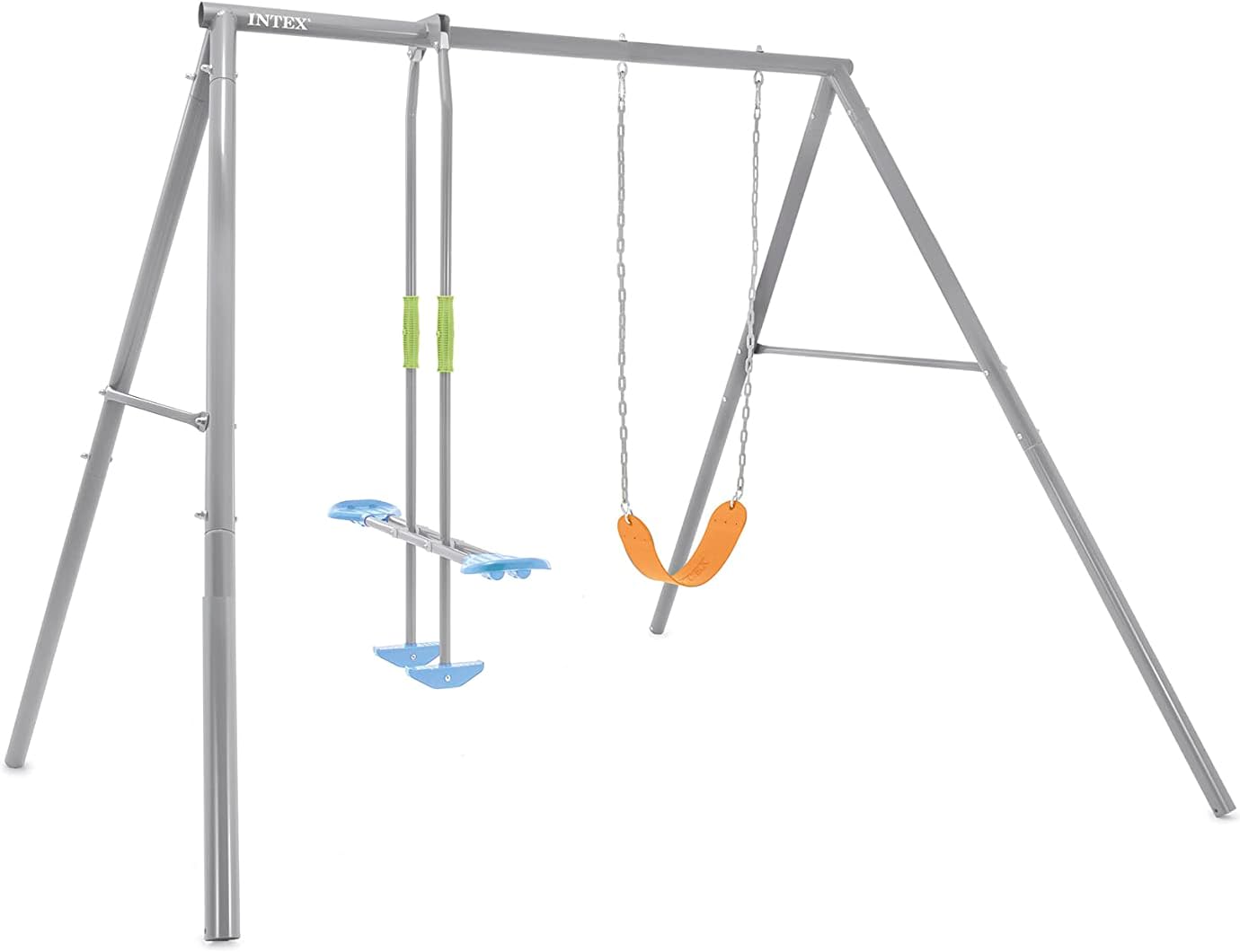 Columpio de jardin con caballito y hamaca 44122