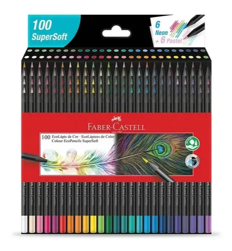 ECOLAPICES COL.FABER 100C.SUPERSOFT