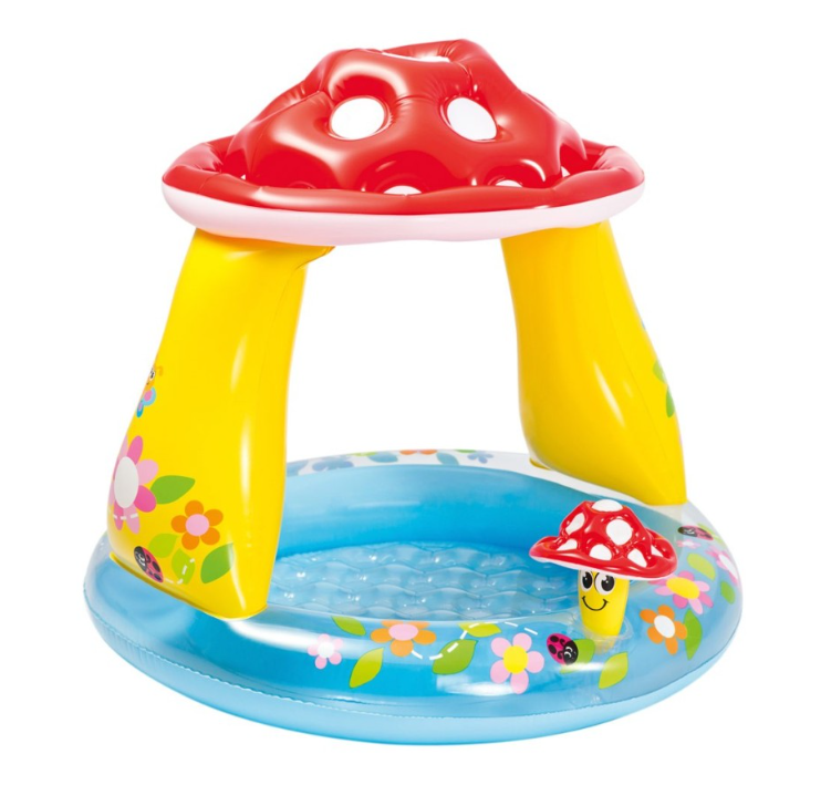 PILETA P/BEBE C/TECHO DIS.HONGO 57114