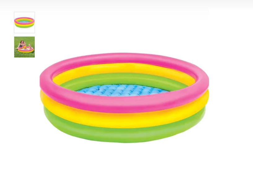 PILETA COLORIDA 131L 114*25CM.