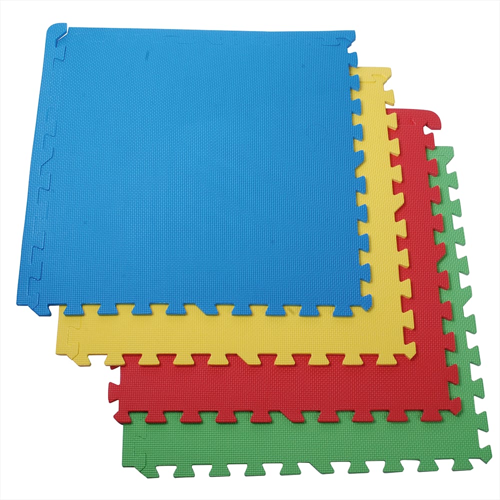 TAPETE DE GOMA EVA 60X60X1,2CM 4PZS