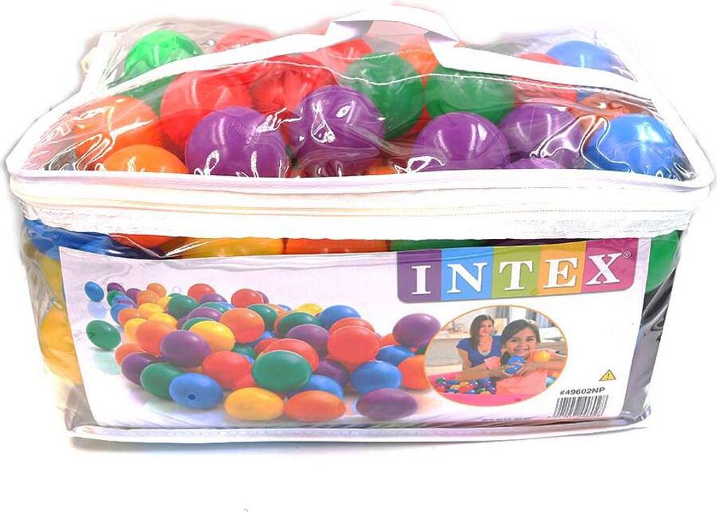 PELOTAS 6,5CM.MULTIC.100U.EN BOLSO